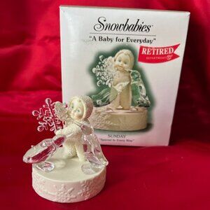 Dept 56 Snowbabies-Special in Every Way-Sunday-Retired 56-69366 NIB